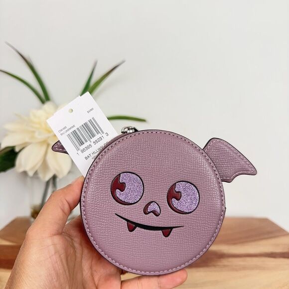 NWT Coach Coin Case With Halloween Bat‎ - Picture 6 of 6